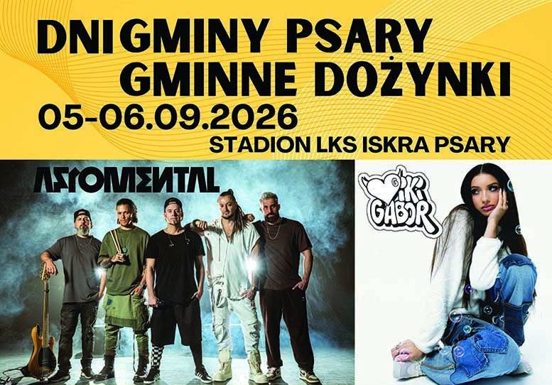 Plakat Dni Gminy Psary